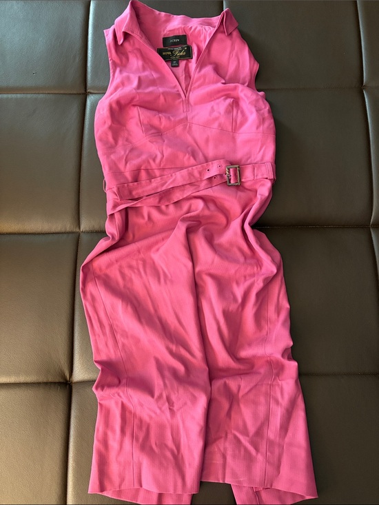 J. Crew Dresses & Skirts - JCrew Pink Sleeveless Belted Dress